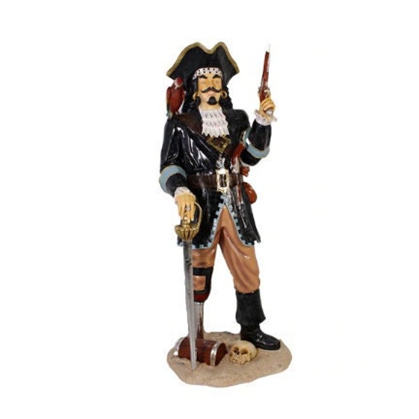 Pirate Captain Morgan Life Size Statue