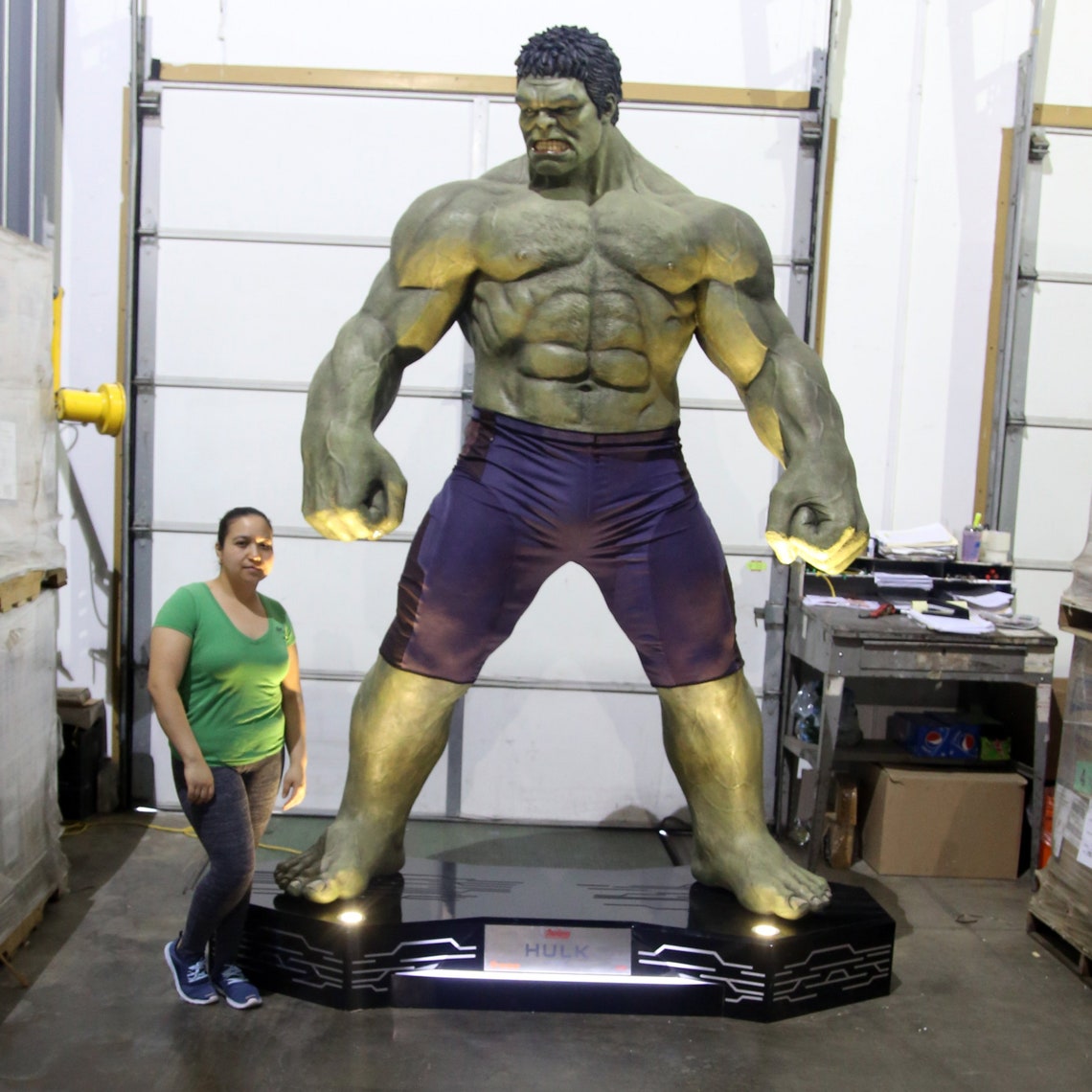Avengers Age of Ultron Hulk Life Size Statue Etsy