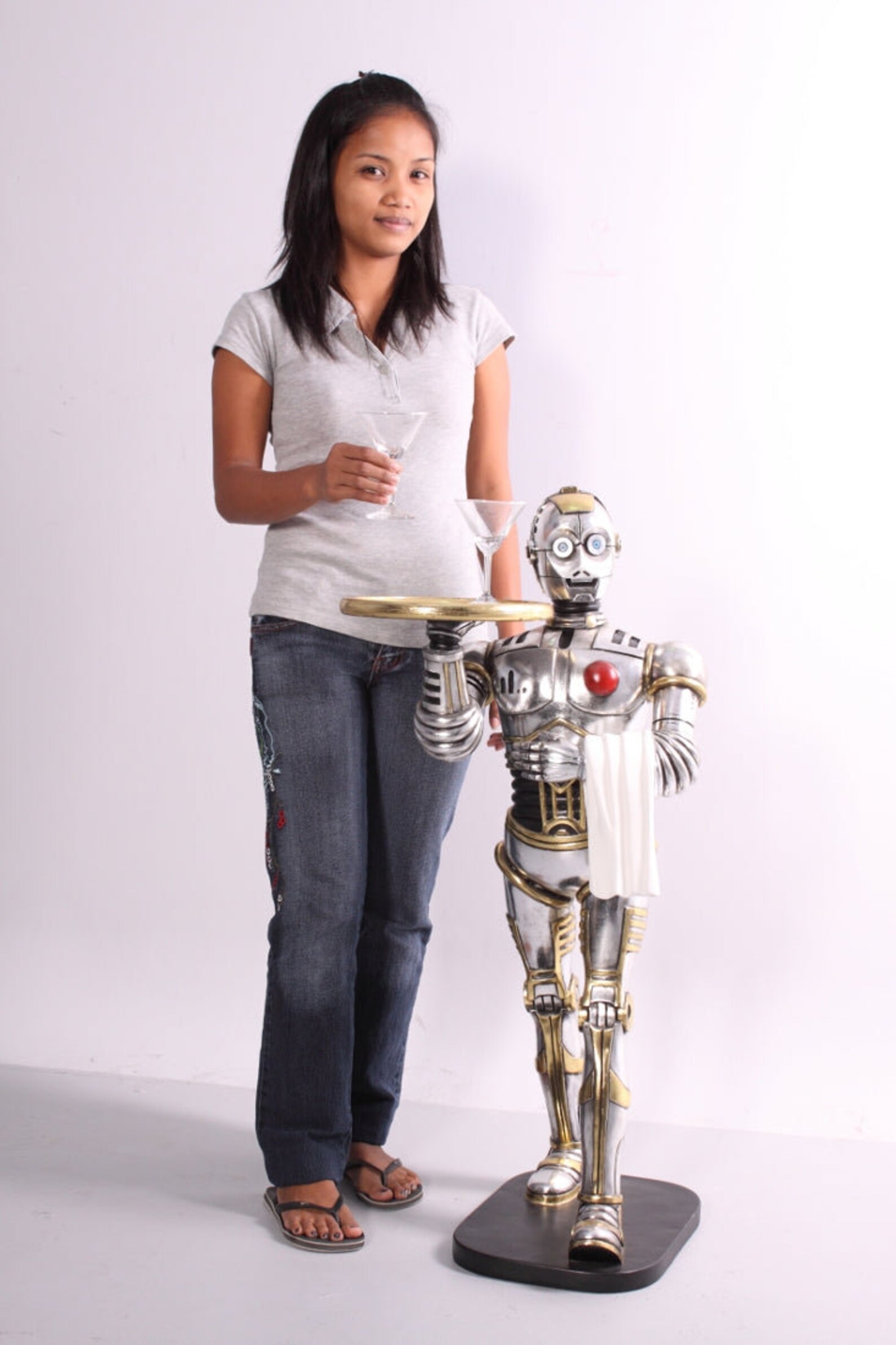 Android Robot Droid Butler Small Statue | Etsy