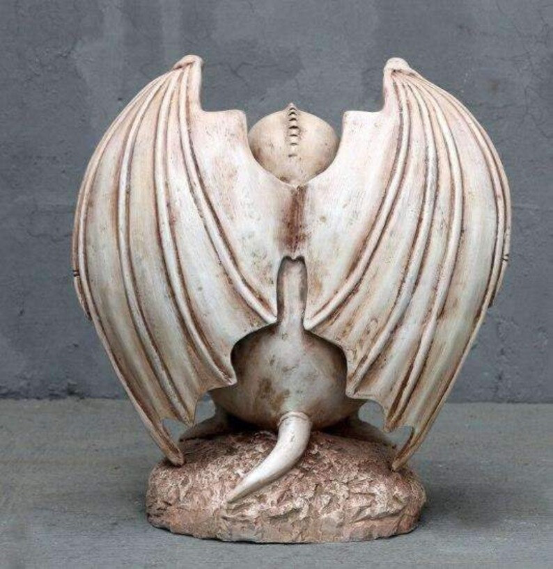 Stone Gargoyle Life Size Statue Etsy