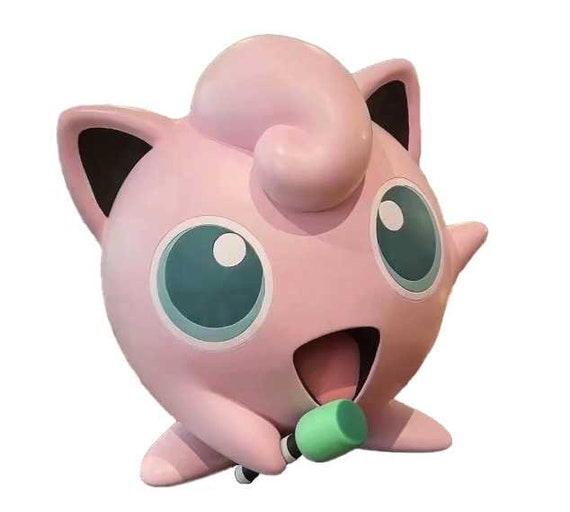 Pokemon Jigglypuff Life Size Statue Sings Lullaby Etsy