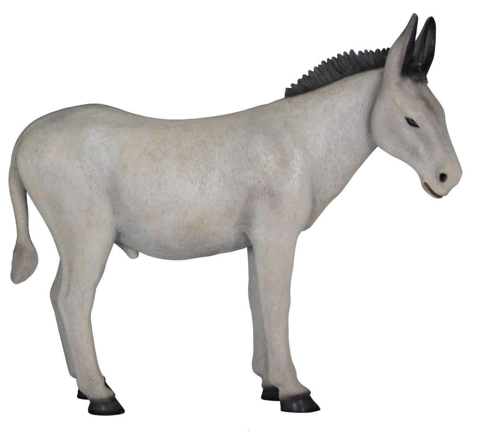 Gray Donkey Life Size Statue Etsy