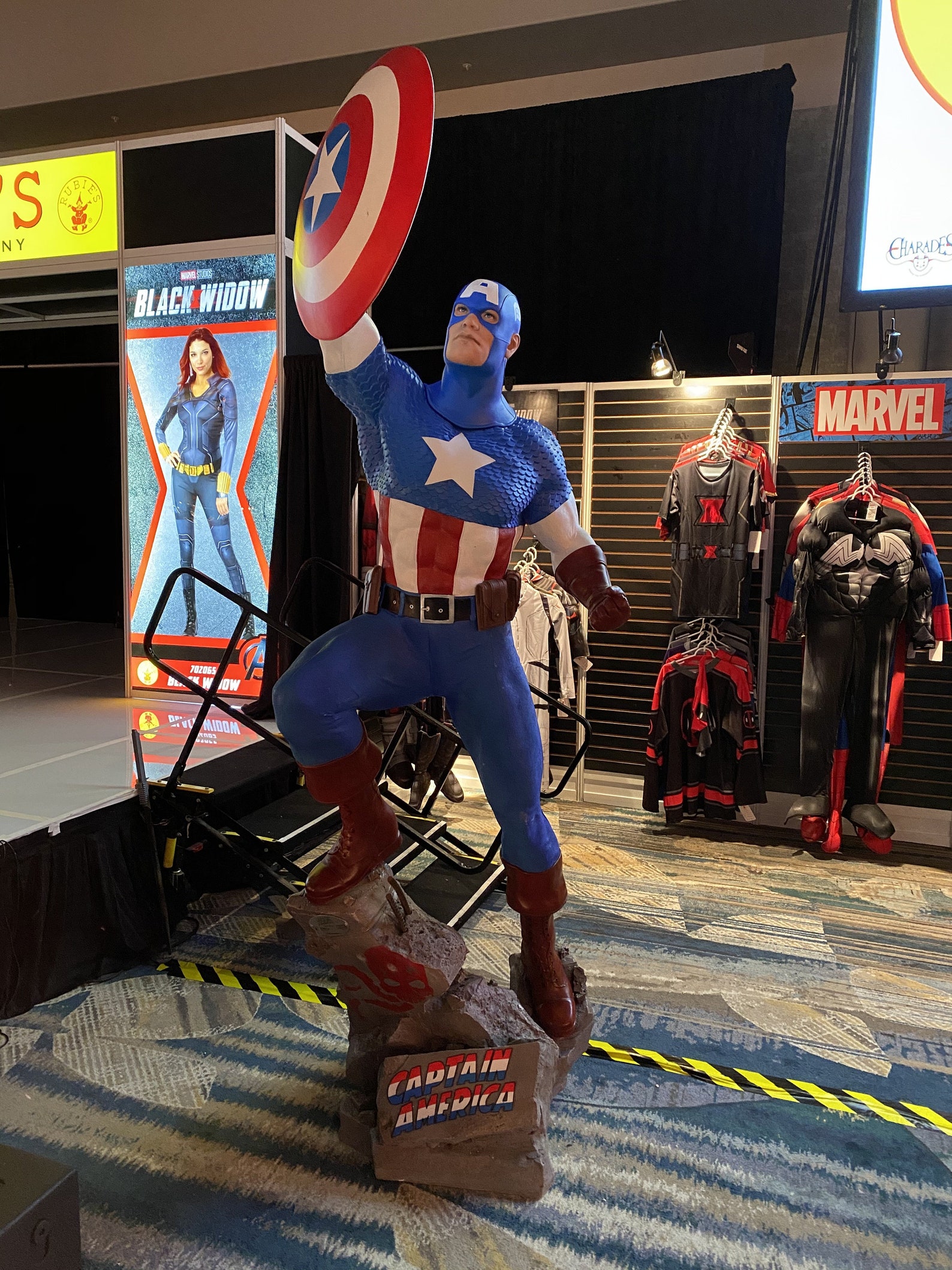 Classic Captain America Life Size Statue Marvel Disney Etsy