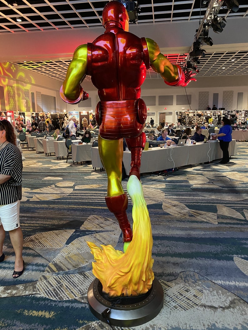 Classic Iron Man Life Size Statue Marvel Disney Limited Etsy