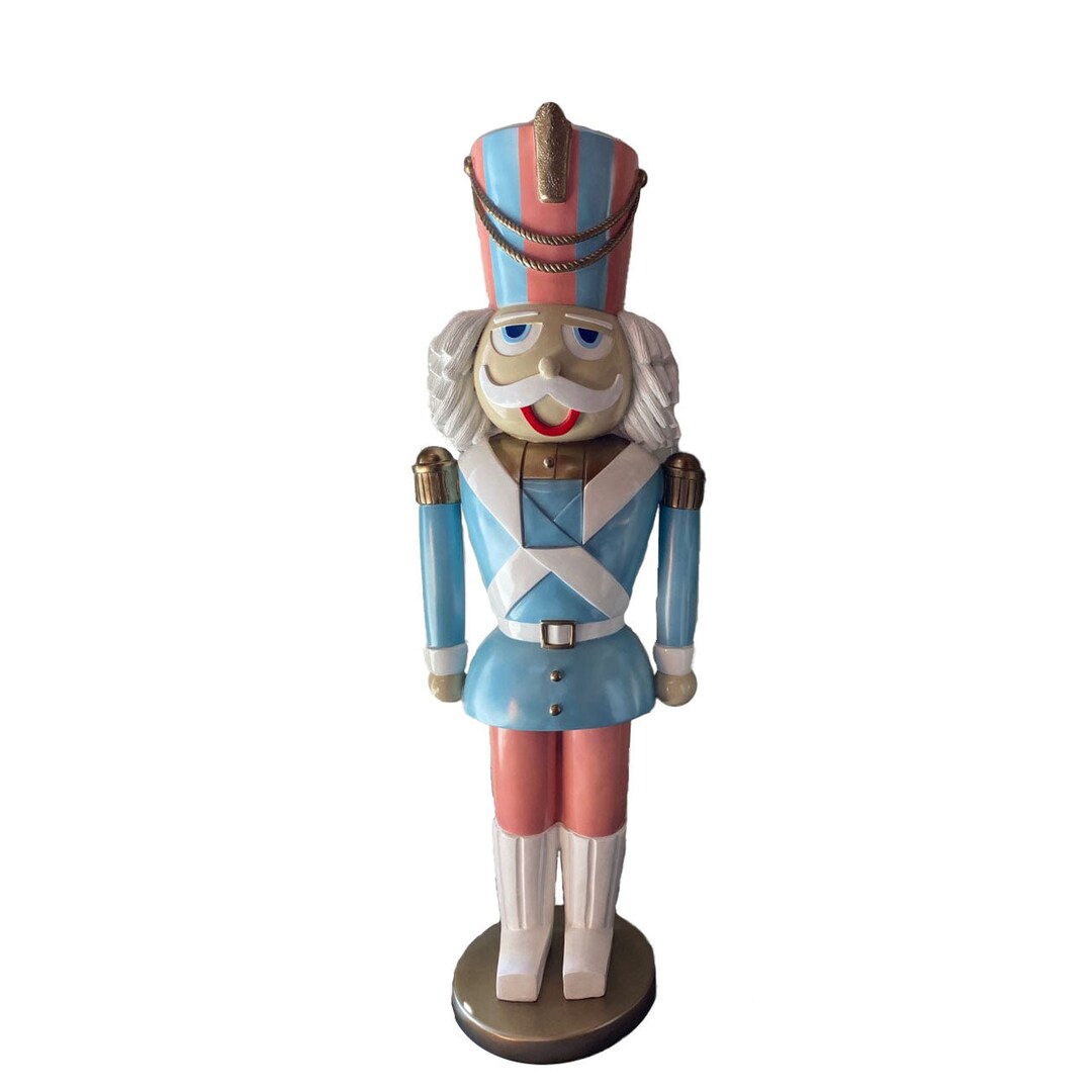 Large 6ft Pastel Nutcracker Life Size Statue Etsy