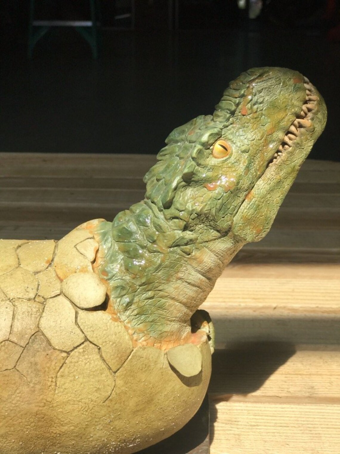 how big is a tyrannosaurus rex egg
