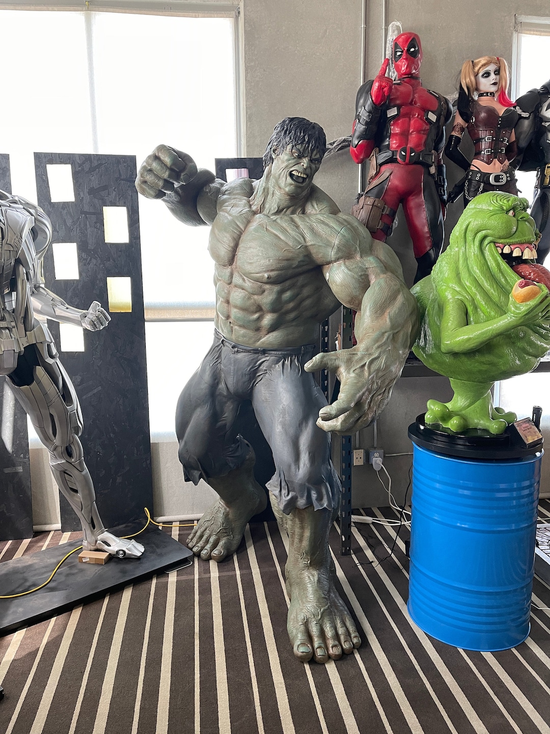 The Incredible Hulk Original Life Size Statue edward Norton Etsy