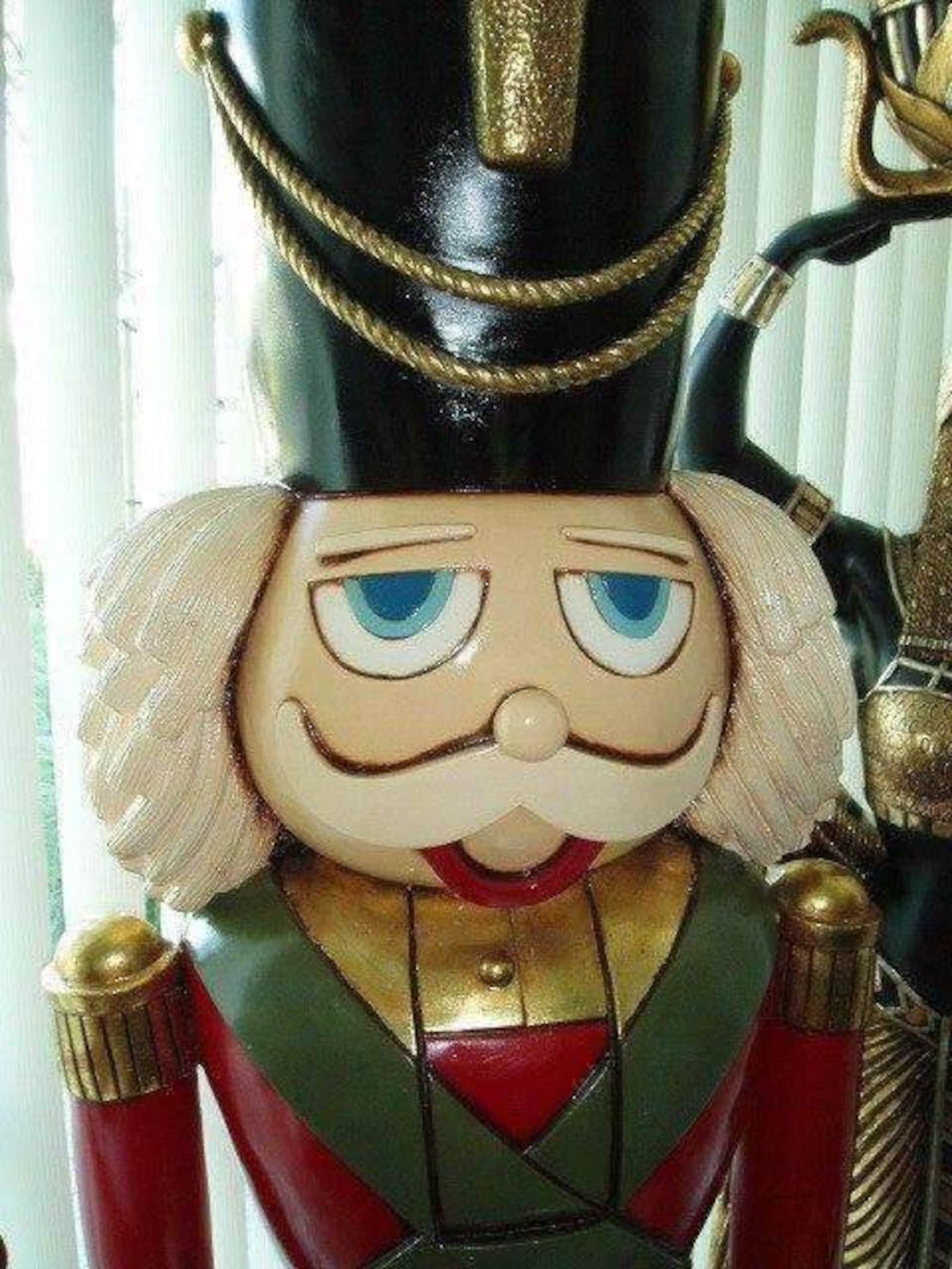 Toy Soldier Nutcracker Life Size Resin Christmas Statue Etsy