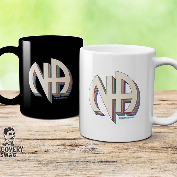 NA Symbol Mug | Narcotics Anonymous Logo. NA Jewelry, Recovery Anniversary, Sober Birthday, Recovery Mug, Clean Date, Clean Anniversary