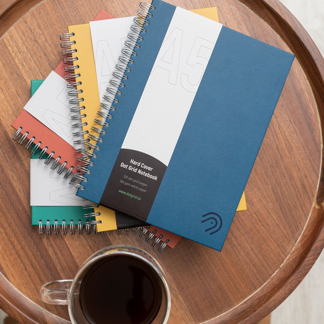 A5 Dot Grid Notebook With White Pages | Dotted Notepad | UX Design ...