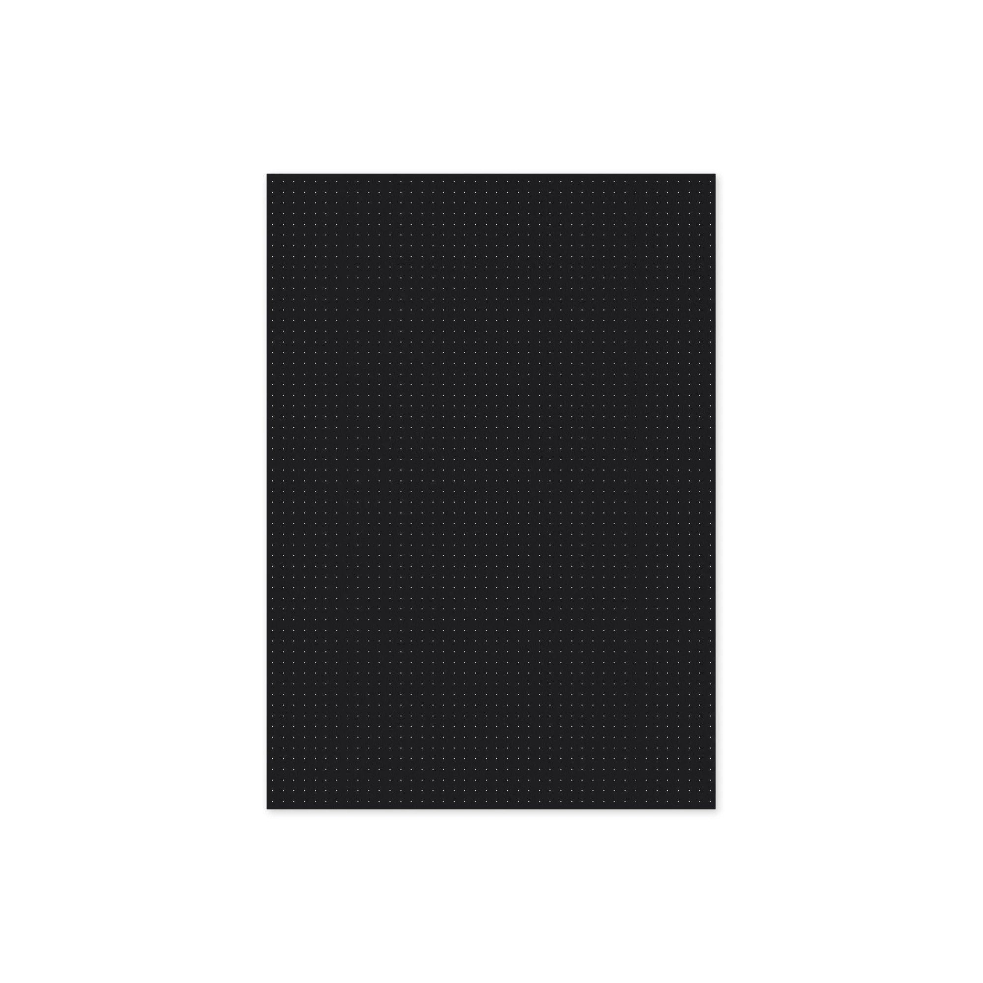 Black Dotted Paper A3/A4/A5/A6 120gsm Dot Grid Paper UX Design