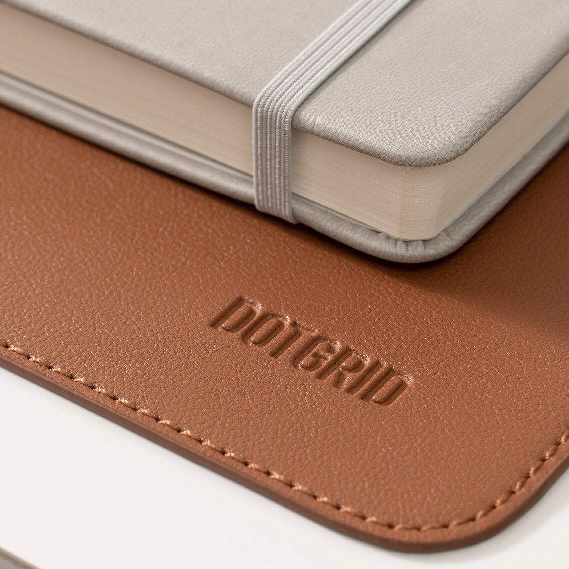 Large Desk Mat Vegan Leather Brown Etsy