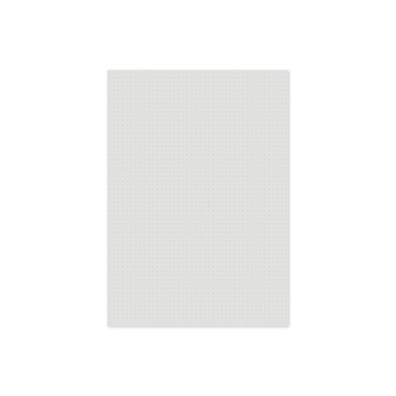 Grey Dot Grid Paper A3/A4/A5/A6 - Premium 120gsm Dotted Paper