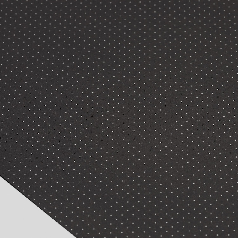 Black Dotted Paper A3/A4/A5/A6 | 120gsm Dot Grid Paper | UX Design ...