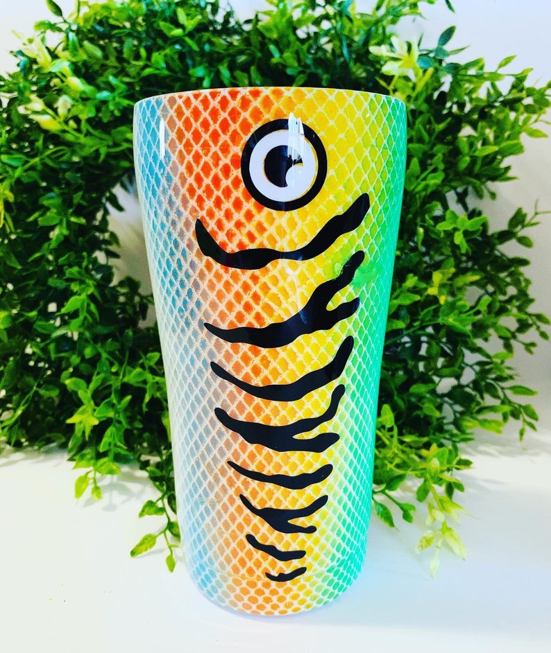 Fish Lure Tumbler Etsy