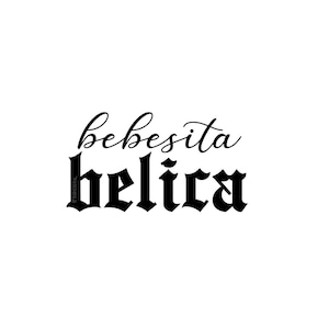 Bebesita Belica PNG JPG | Digital Download | Corridos Tumbados