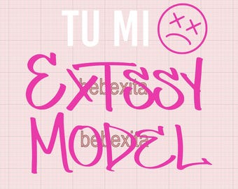 Tu Mi Extssy Model PNG | Corridos Tumbados | Mexican | Digital Downloads | Junior H