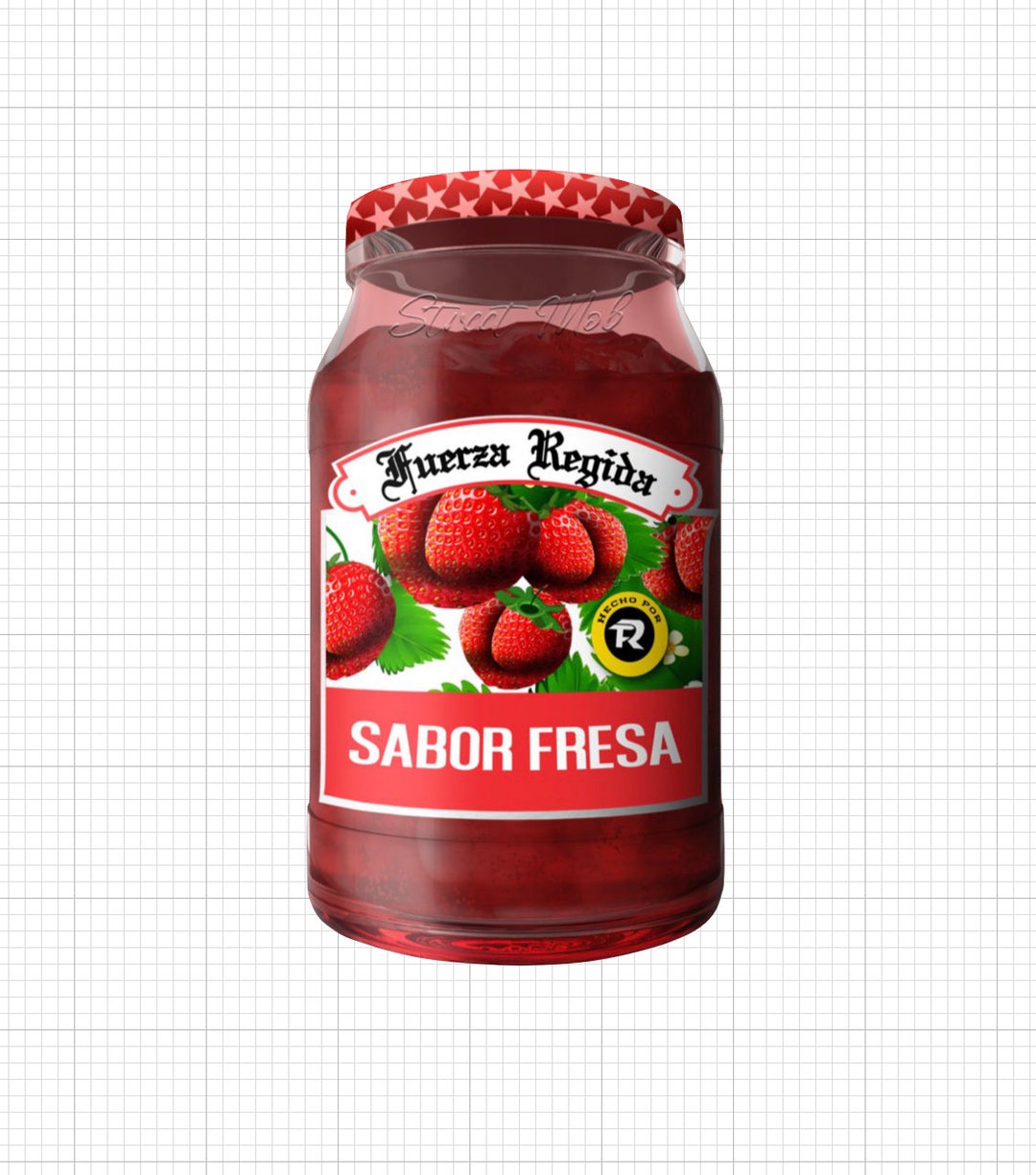 Sabor Fresa PNG JPG | Fuerza Regida | Peso Pluma | Digital Download ...