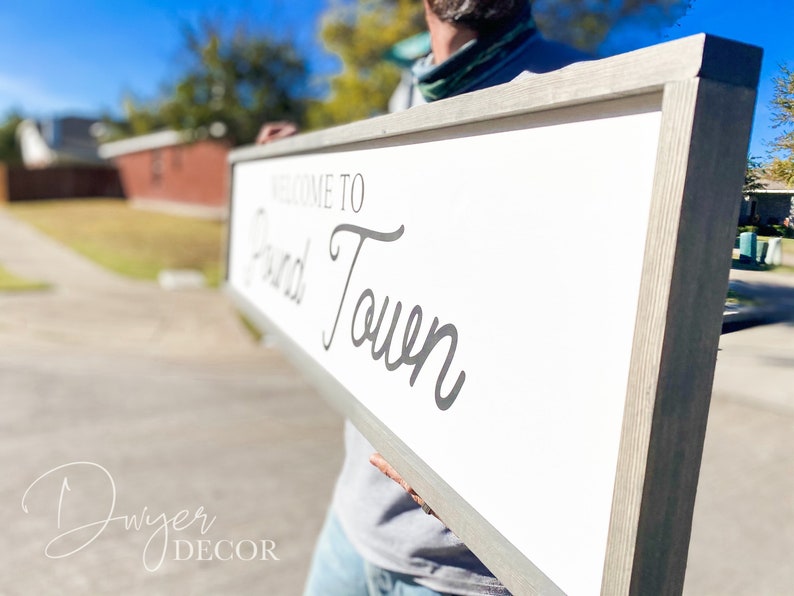 to Pound Town Sign to Pound Town Funny Etsy