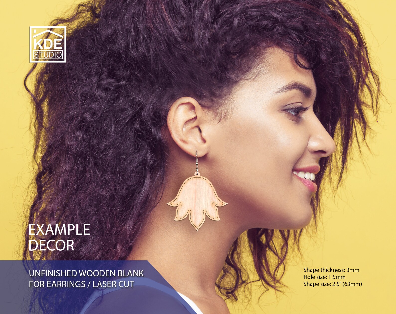 Unfinished wooden earrings blanks. Wooden cutout unfinished. Etsy