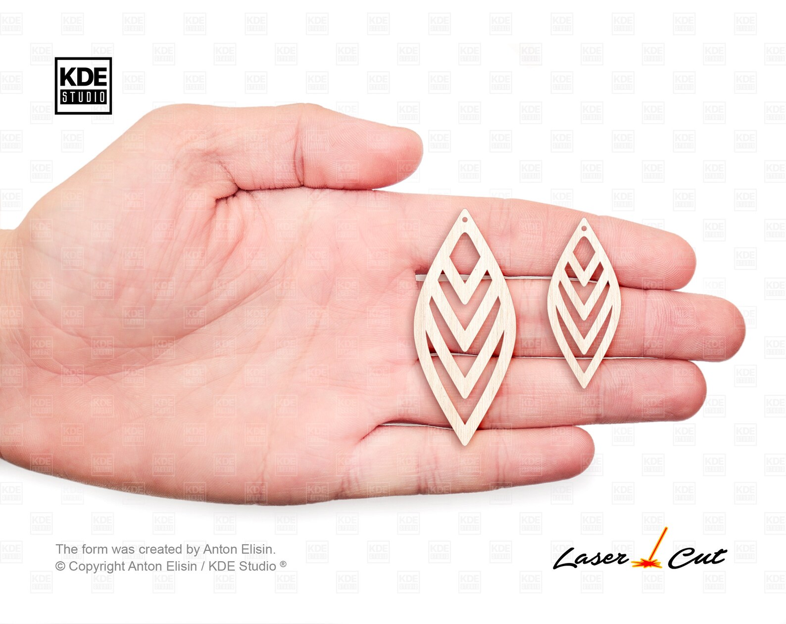 5 pairs Unfinished earring blanks. Laser earring cutouts. Etsy