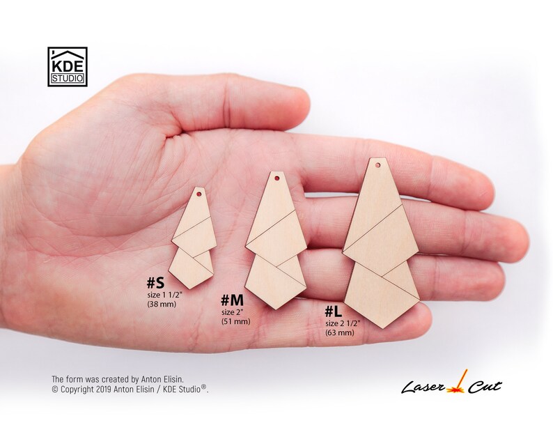 Unfinished Wood Earrings