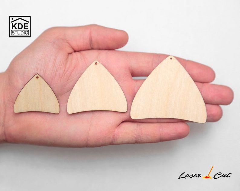 100 Pairs Wooden Earrings Blanks. Unfinished Jewelry Shapes. Etsy