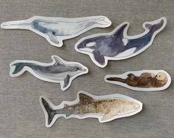 Sea Creatures Sticker Set