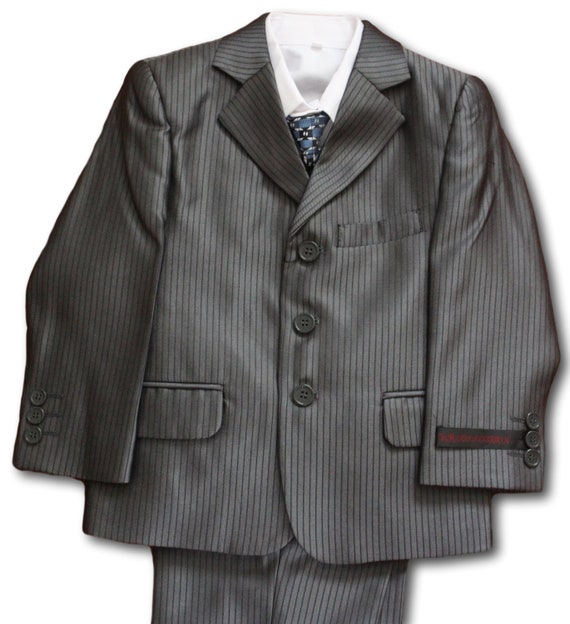Baby Boy Christening Pageboy Formal Party Smart Suit Hat Outfit Waistcoat Grey