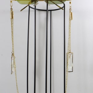 Stay Fly Fairy Shades- Sunglasses Dangle Chains - Burning man / rave / boho /edm / Rave glasses / chains / festival