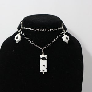 B*tch I&#39;m a Cow Black Chain Choker