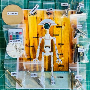 ピットドロイドボルト、レンズ、LEDキット