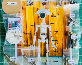 Kit de LED, lente y perno para droide de pozo