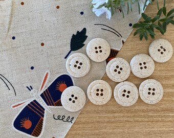 20 pcs Unusual Mixed Stamps Wood Scrapbooking //// Sewing Buttons 40mm x 27mm