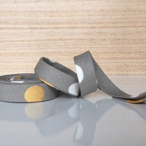 Double Fold 1/2” Bias Tape in Birch Fabrics Organic Cotton Poplin