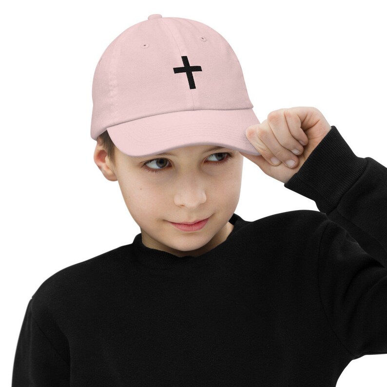 Youth Jesus Cross Baseball Cap Etsy