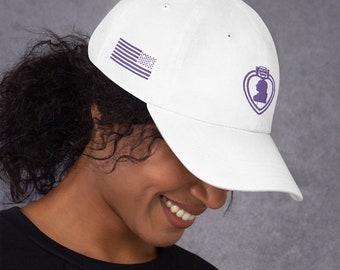 Military Purple Heart Dad hat