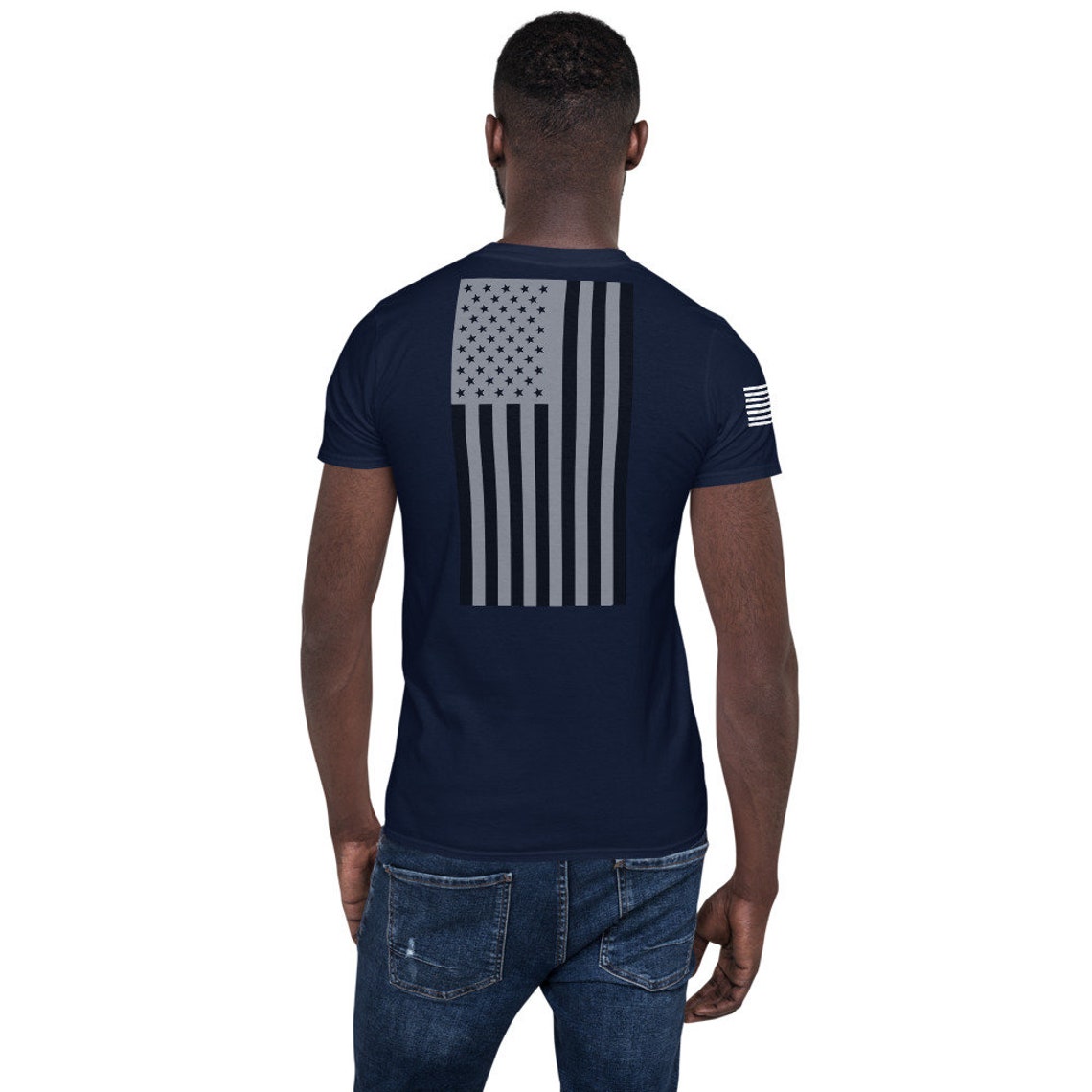 Short sleeve t-shirt, No War American Flag main image 1