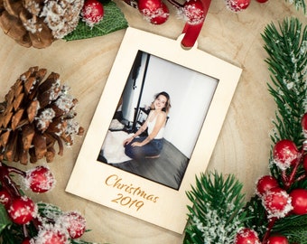 2022 Christmas Frame Ornament Hallmark Photo Frame Ornament | Etsy