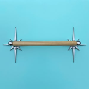 Atomic Starburst Paper Towel Holder, paper towel holder wall mount, vintage paper towel holder, mcm paper towel holder