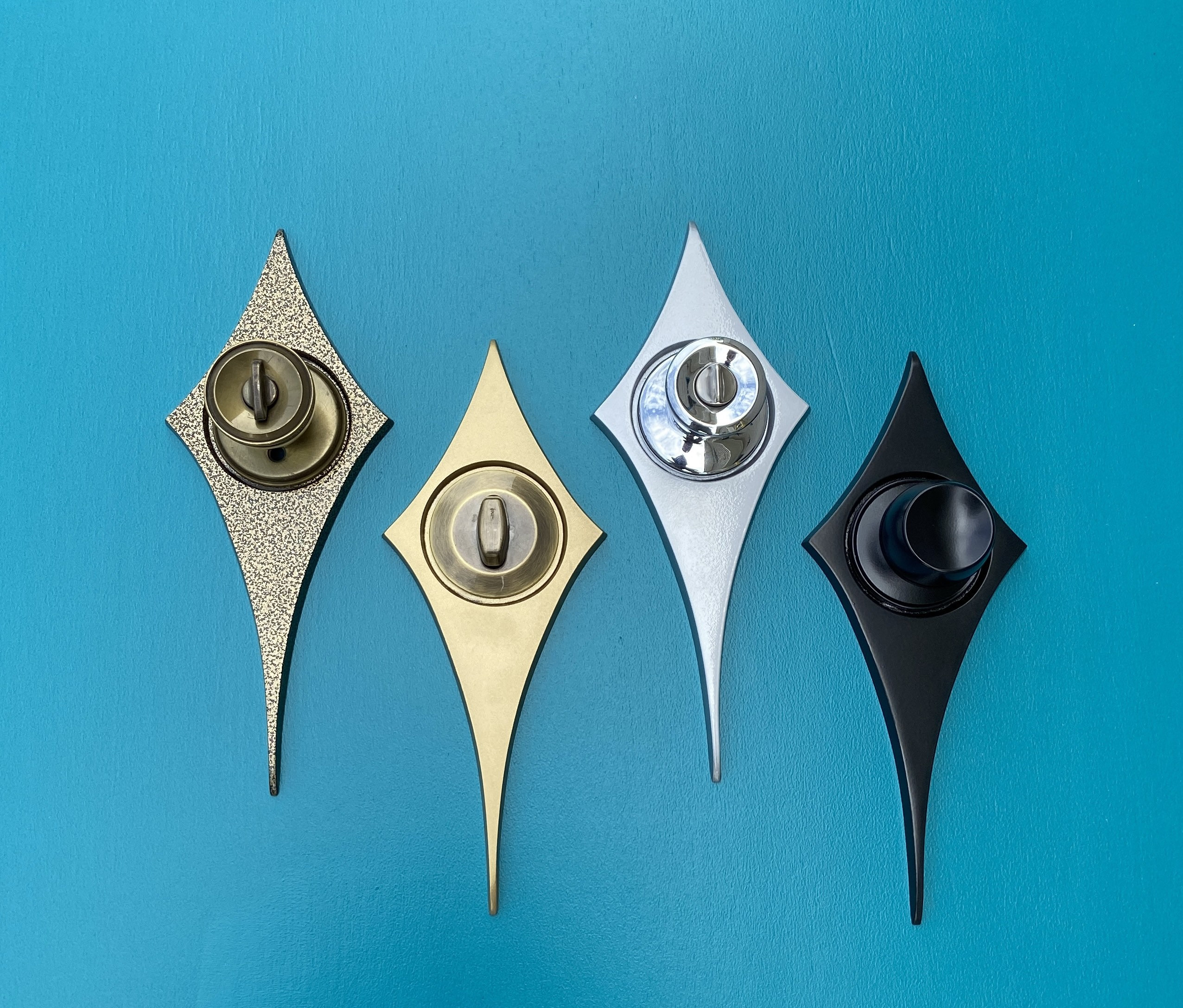 Mid Century Modern Front Door Knob Etsy