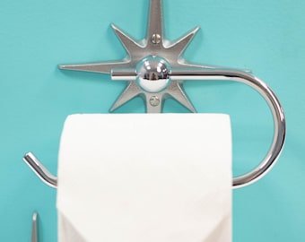 Toilet Paper Holder Atomic Starburst Towel Bar Atomic Starburst