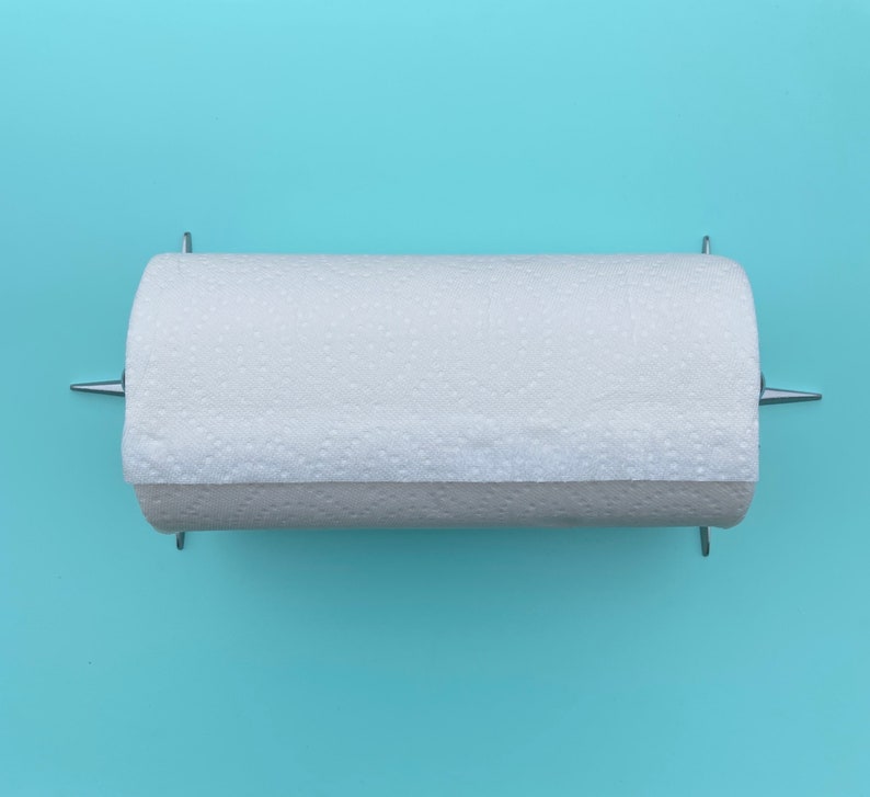 Atomic Starburst Paper Towel Holder, paper towel holder wall mount, vintage paper towel holder, mcm paper towel holder image 7