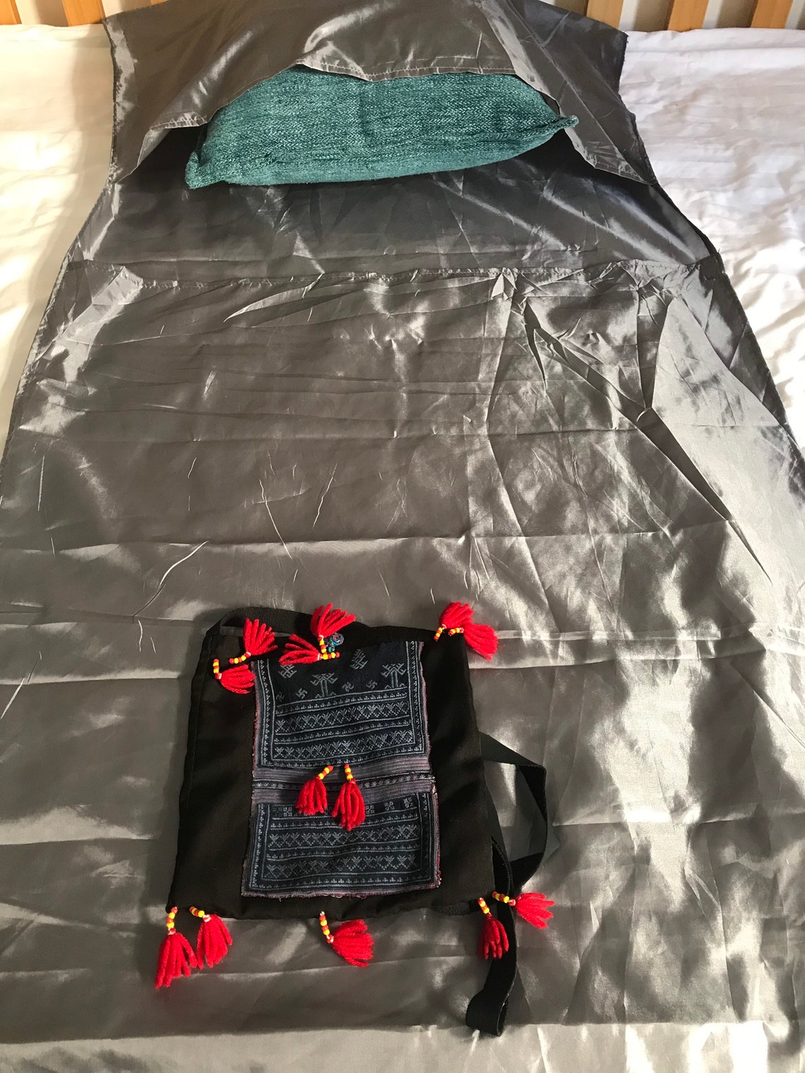 SINGLE RIPTOPS Silk Sleeping Bag Liner Silk Sleep Sack Etsy