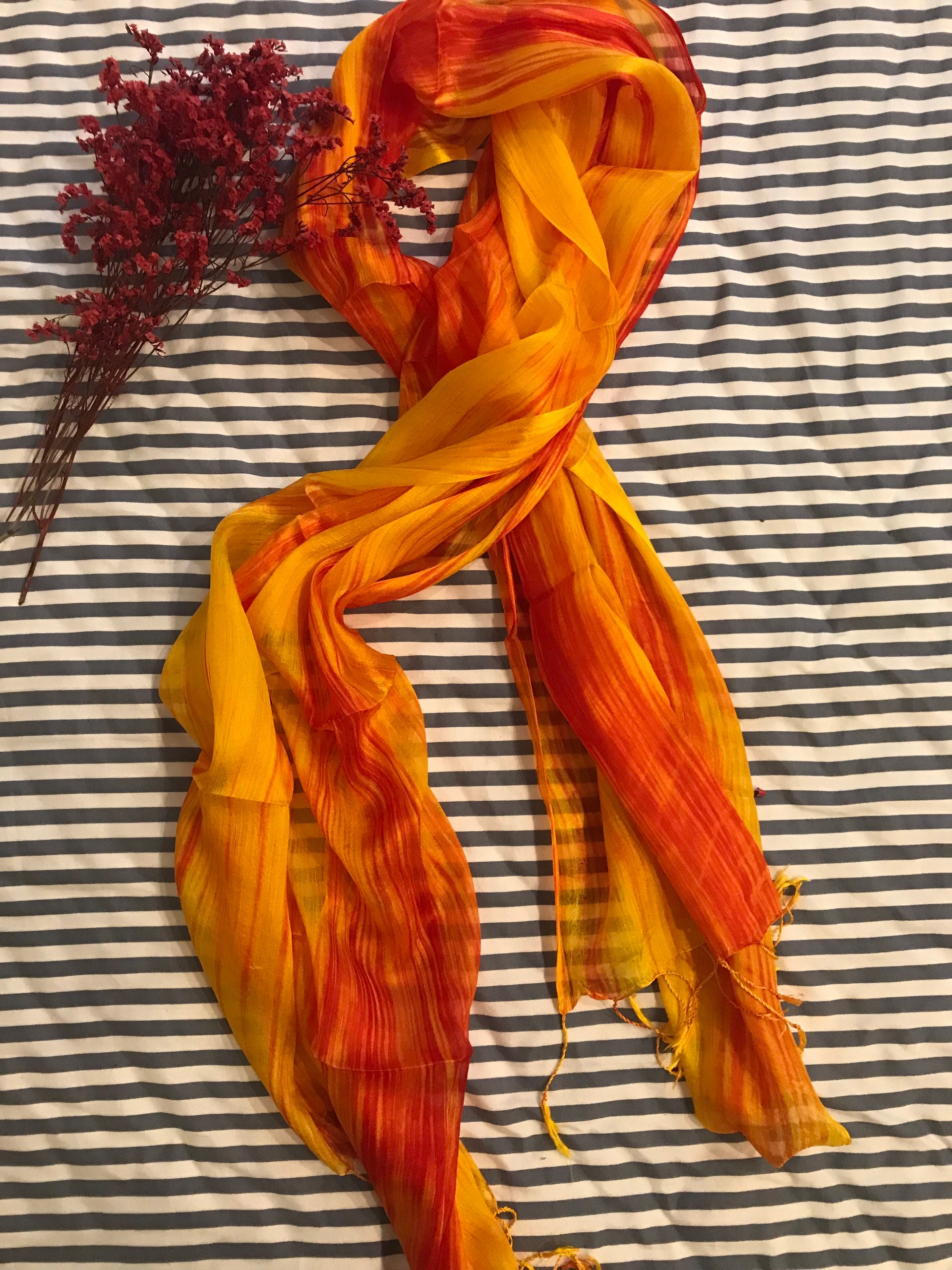 Sciarpa Lunga Effetto Seta Per Donna 180x90 Cm - Morbida E Leggera, Idea Regalo, Protezione Solare (Mod. B71, Unica)