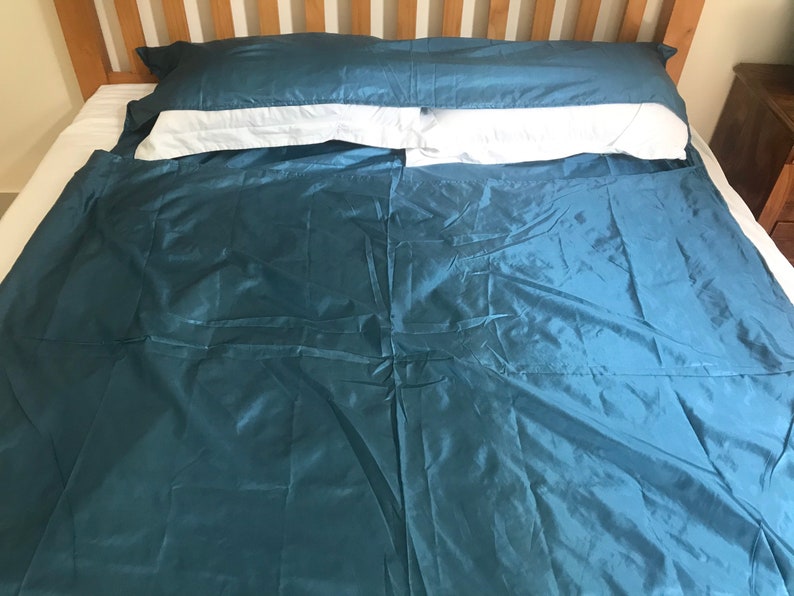 DOUBLE RIPTOPS Silk Sleeping Bag Liner Silk Sleep Sack Etsy