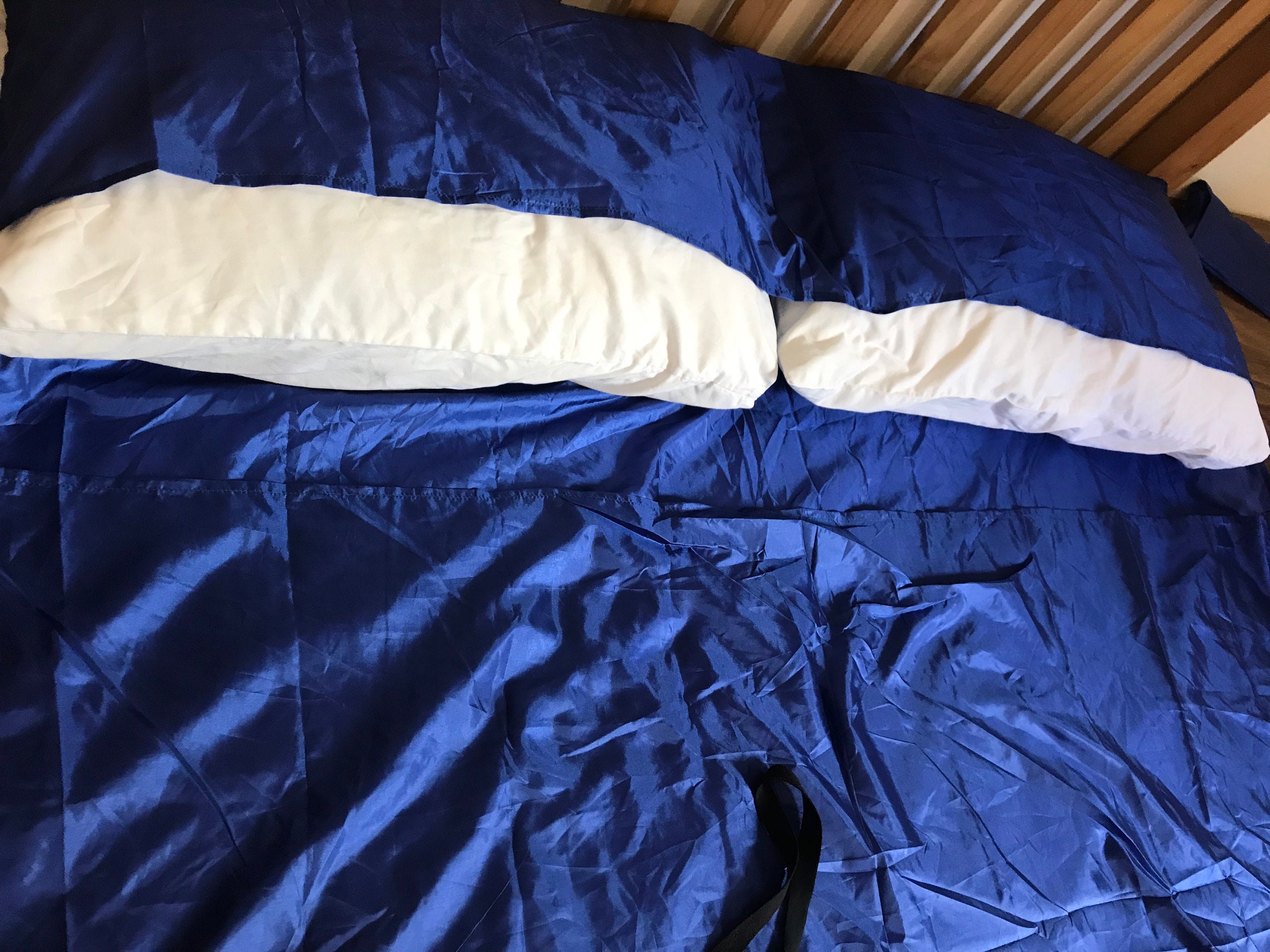 DOUBLE Art Silk Sleeping Bag Liner Silk Sleep Sack Etsy