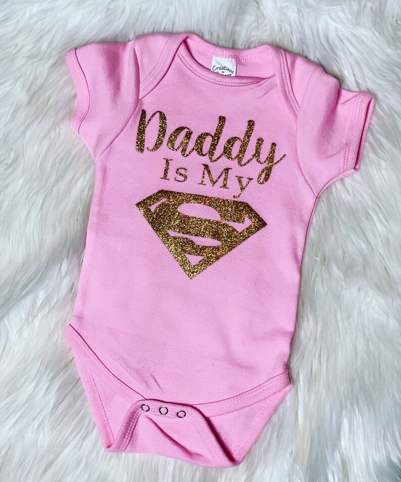 Daddy is my superhero onesie