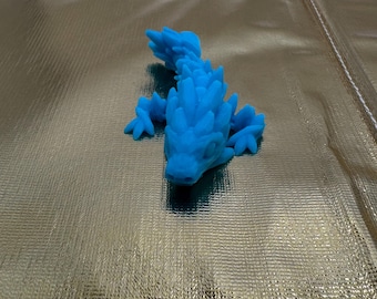 Tiny/Mini/Baby Gemstone Dragon Articulated, Cinderwing, Sensory, Gift, Stress Relief, Anxiety, Autism