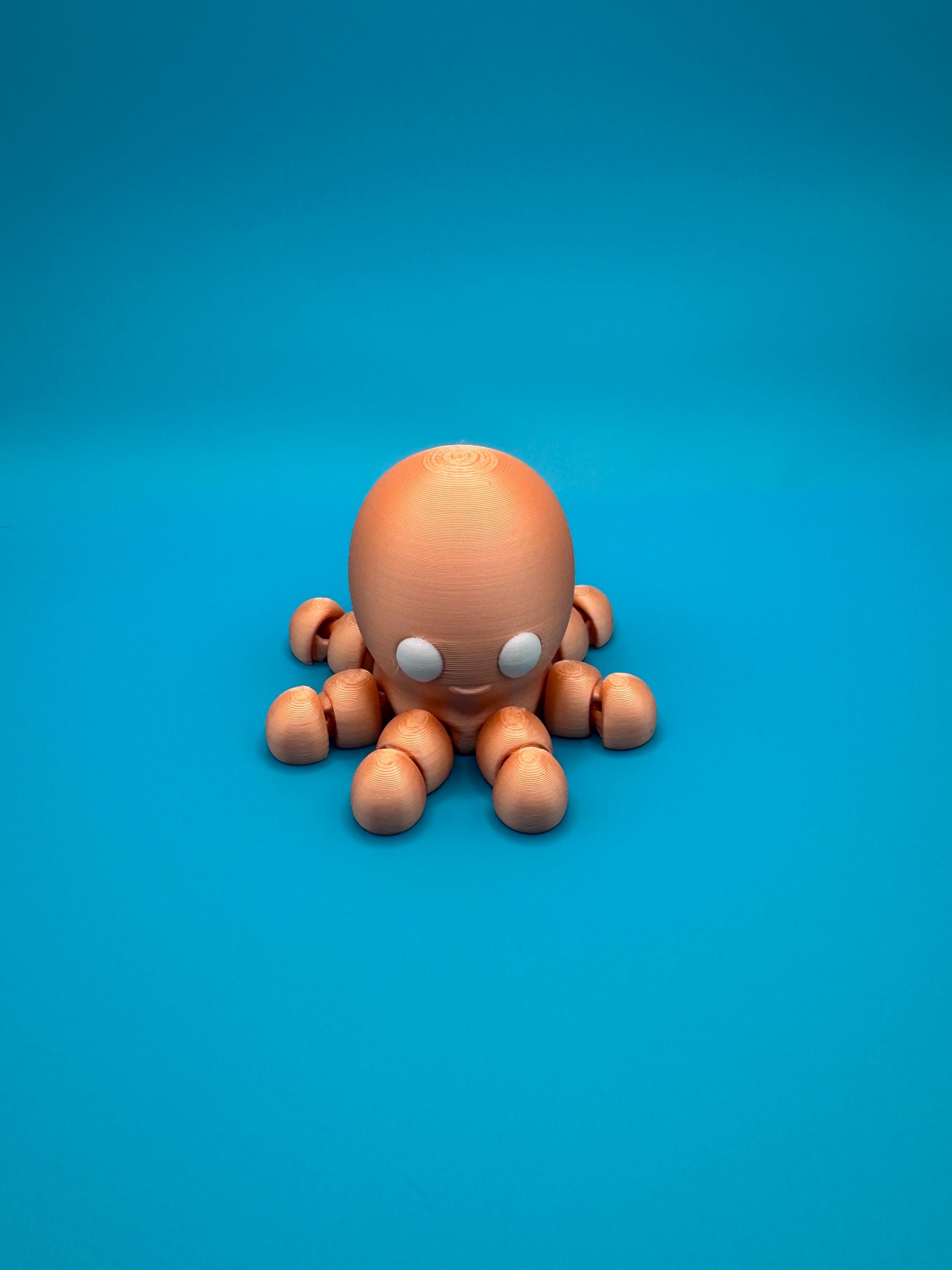 Baby Octopus, 3x2 inches, articulating, stress relief, sensory toy, anxiety, autism, Gift